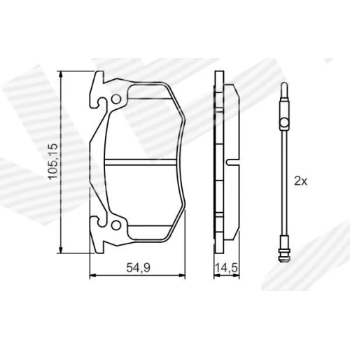 BRAKE PADS FOR DISC BRAKES - 4