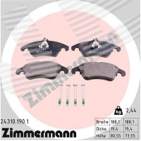 Brake pads for disc brakes