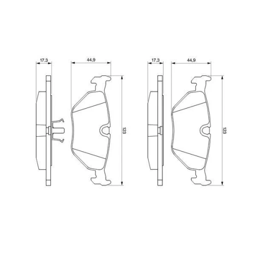 BRAKE PADS FOR DISC BRAKES - 6