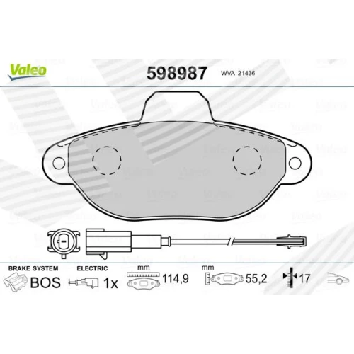 BRAKE PADS FOR DISC BRAKES - 0