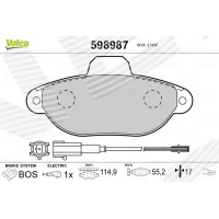 Brake pads for disc brakes