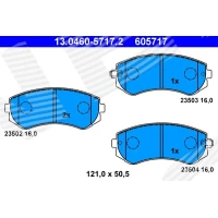 Brake pads for disc brakes