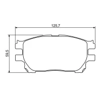 Brake pads for disc brakes