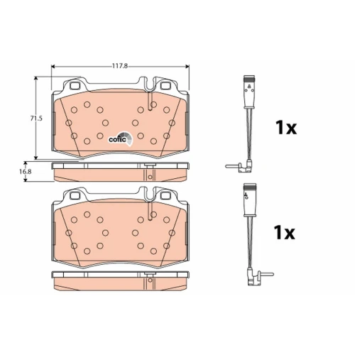 BRAKE PADS FOR DISC BRAKES - 0