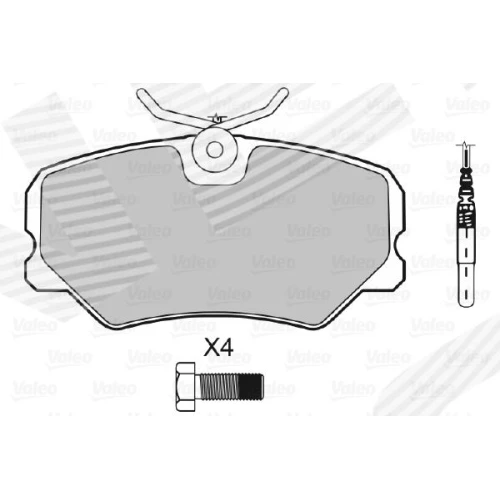 BRAKE PADS FOR DISC BRAKES - 1