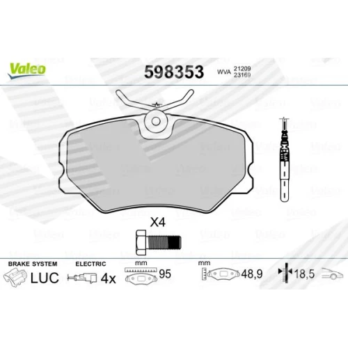 BRAKE PADS FOR DISC BRAKES - 0