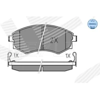 Brake pads for disc brakes