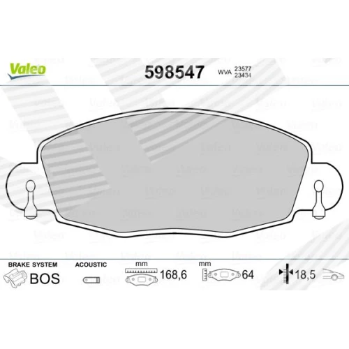 BRAKE PADS FOR DISC BRAKES - 0