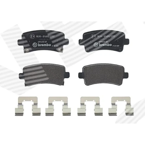 BRAKE PADS FOR DISC BRAKES - 1