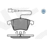 Brake pads for disc brakes