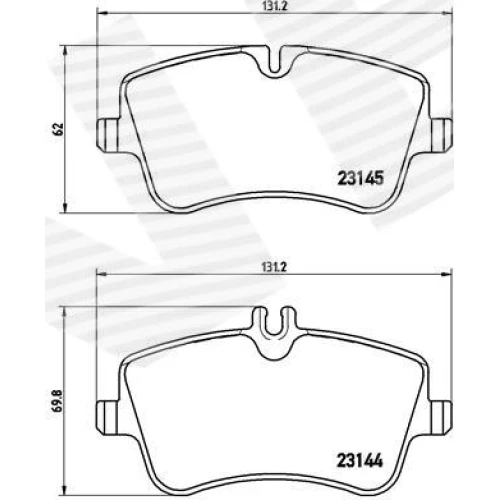 BRAKE PADS FOR DISC BRAKES - 0