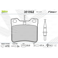 Brake pads for disc brakes