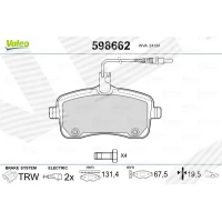 Brake pads for disc brakes