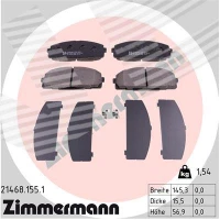 Brake pads for disc brakes