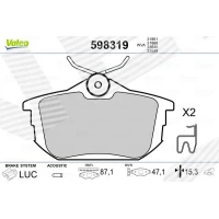 Brake pads for disc brakes