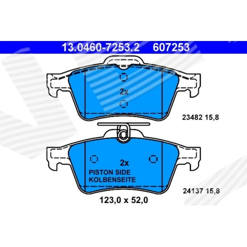 BRAKE PADS FOR DISC BRAKES - 0