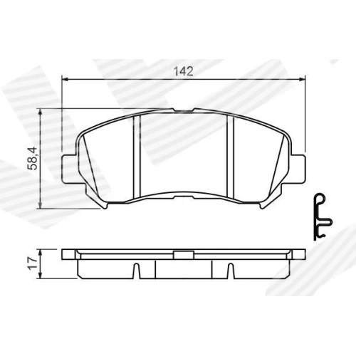 BRAKE PADS FOR DISC BRAKES - 6