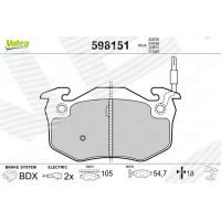 Brake pads for disc brakes