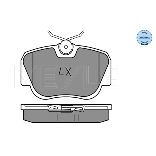 BRAKE PADS FOR DISC BRAKES - 1