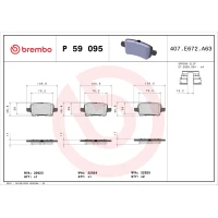 Brake pads for disc brakes