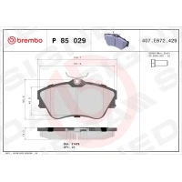 Brake pads for disc brakes