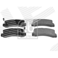 Brake pads for disc brakes