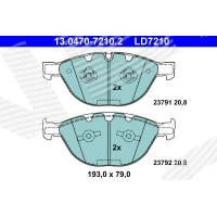 Brake pads for disc brakes