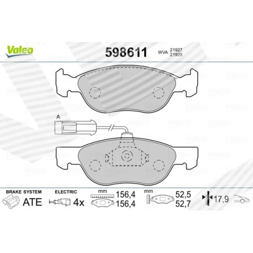 BRAKE PADS FOR DISC BRAKES - 0