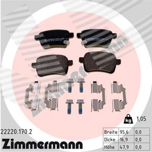 BRAKE PADS FOR DISC BRAKES - 0