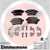 Brake pads for disc brakes