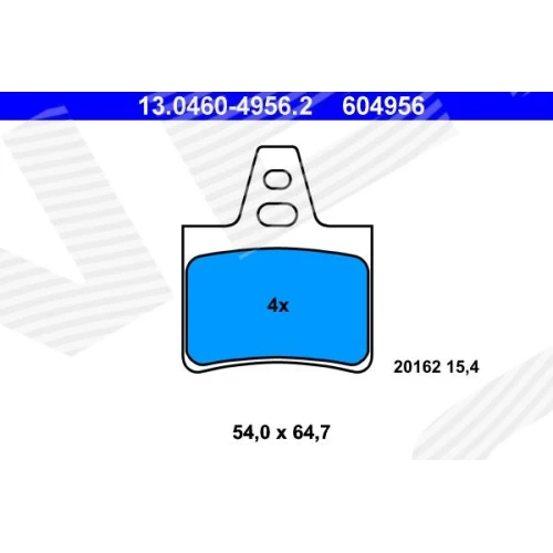 BRAKE PADS FOR DISC BRAKES - 0