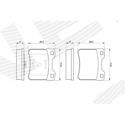 BRAKE PADS FOR DISC BRAKES - 6