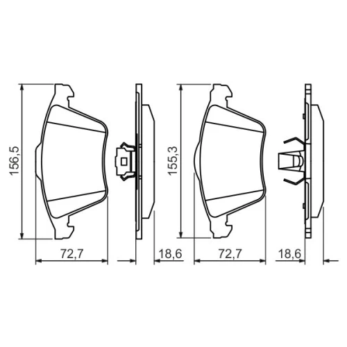 BRAKE PADS FOR DISC BRAKES - 4