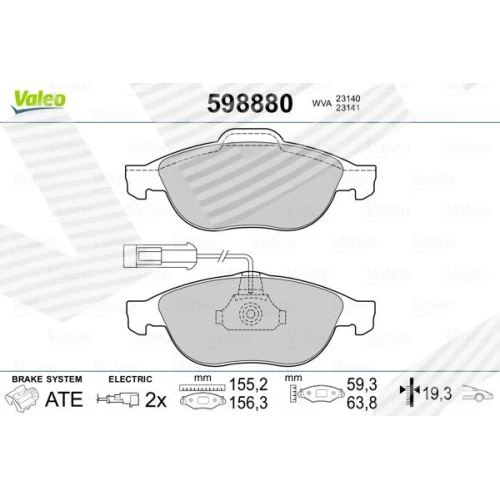 BRAKE PADS FOR DISC BRAKES - 0