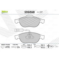 Brake pads for disc brakes