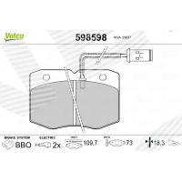 Brake pads for disc brakes