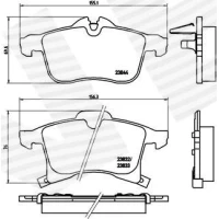 Brake pads for disc brakes