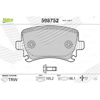 Brake pads for disc brakes