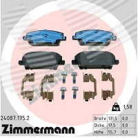 Brake pads for disc brakes