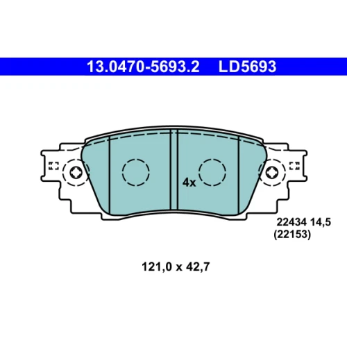 BRAKE PADS FOR DISC BRAKES - 0