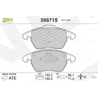 Brake pads for disc brakes