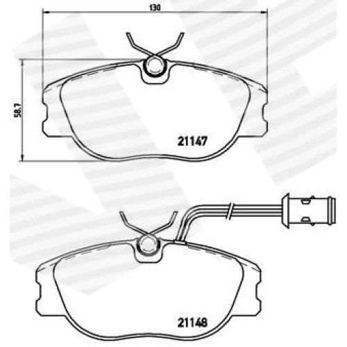 BRAKE PADS FOR DISC BRAKES - 0