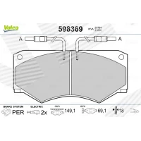 Brake pads for disc brakes