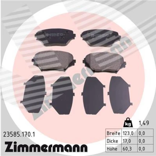 BRAKE PADS FOR DISC BRAKES - 0