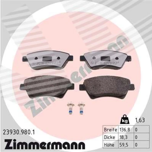 BRAKE PADS FOR DISC BRAKES - 0