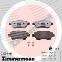 Brake pads for disc brakes