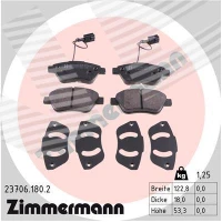 Brake pads for disc brakes