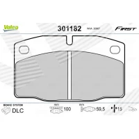 Brake pads for disc brakes