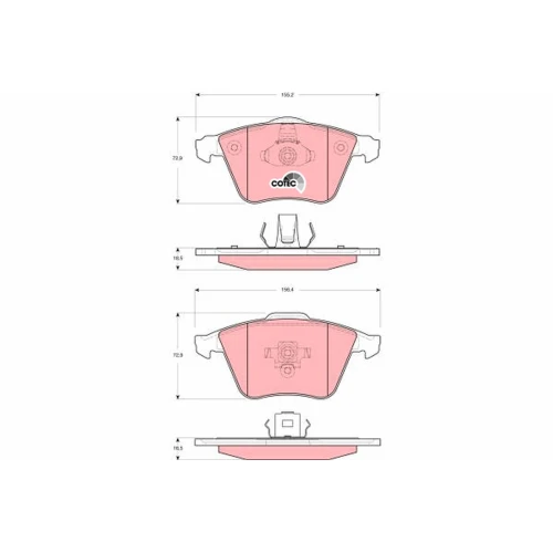 BRAKE PADS FOR DISC BRAKES - 0