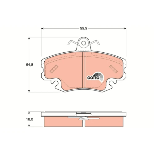 BRAKE PADS FOR DISC BRAKES - 0